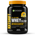Pure Nutrition Whey Protein Chocolate 2kg Jar | High Protein Supplement for Muscle Support