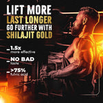 Vitaminnica Shilajit Gold Effervescent Tablets - Himalayan Vitality & Stamina Formula (2-Pack, 40 Count)