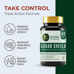10 One Nutrition Sugar Shield Capsules 500mg (60 Veg Capsules) | Ayurvedic Support for Healthy Blood Sugar & Glucose Metabolism