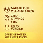 Royal Swag Ayurvedic Herbal Wellness Sticks Ginger Flavour - 100% Tobacco & Nicotine Free (10 Sticks)