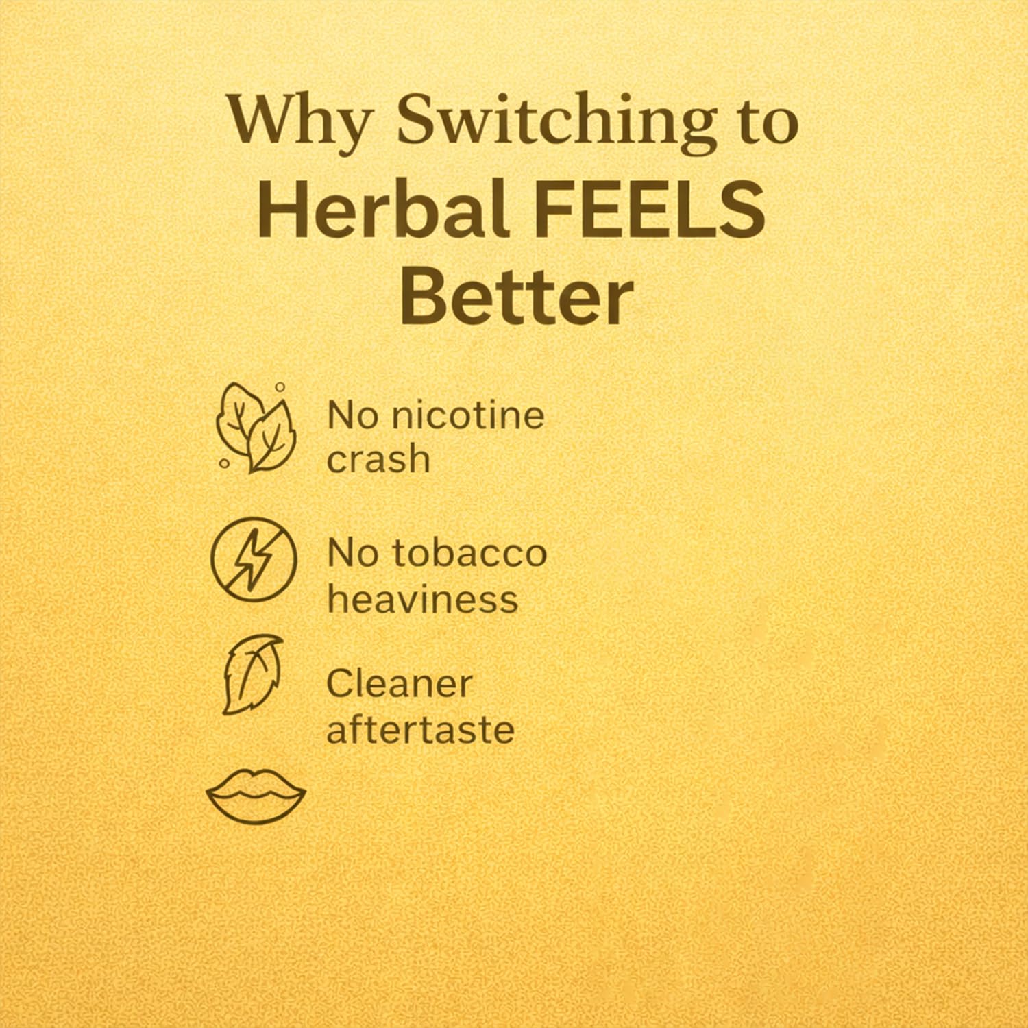 Royal Swag Ayurvedic Herbal Wellness Sticks Ginger Flavour - 100% Tobacco & Nicotine Free (10 Sticks)