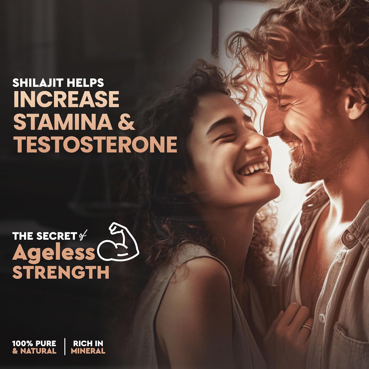Vitaminnica Shilajit Gold Effervescent Tablets - Himalayan Vitality & Stamina Formula, 20 Count