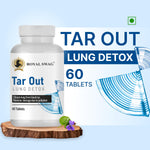 Royal Swag Ayurvedic Lung Detox Tablets - Natural Tar Cleanse & Respiratory Support (60 Count)