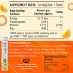 Royal Swag Vitamin C Effervescent Tablets Orange Flavour - Immunity & Skin (20 Count)