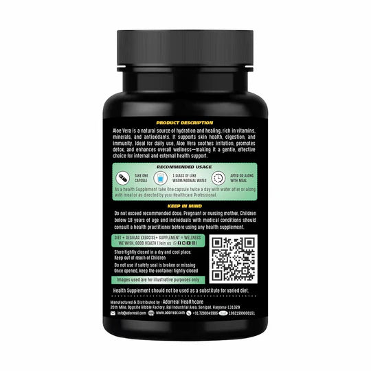 Adorreal Aloevera Extract Capsule | 60  Capsules