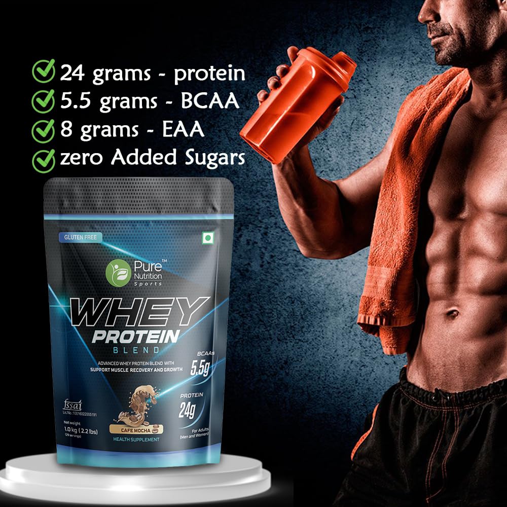 Pure Nutrition Whey Protein Blend Cafe Mocha - 2kg