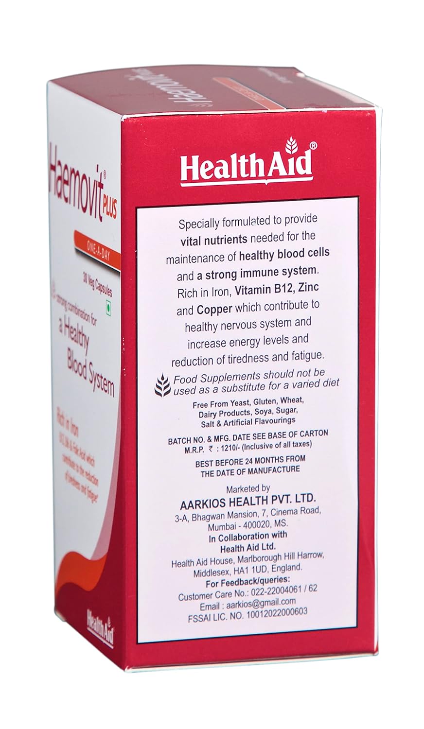 HealthAid Haemovit Plus Capsule - 30 Capsule