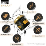 Vigini Hammer King Gold Shilajit Resin - 30gm