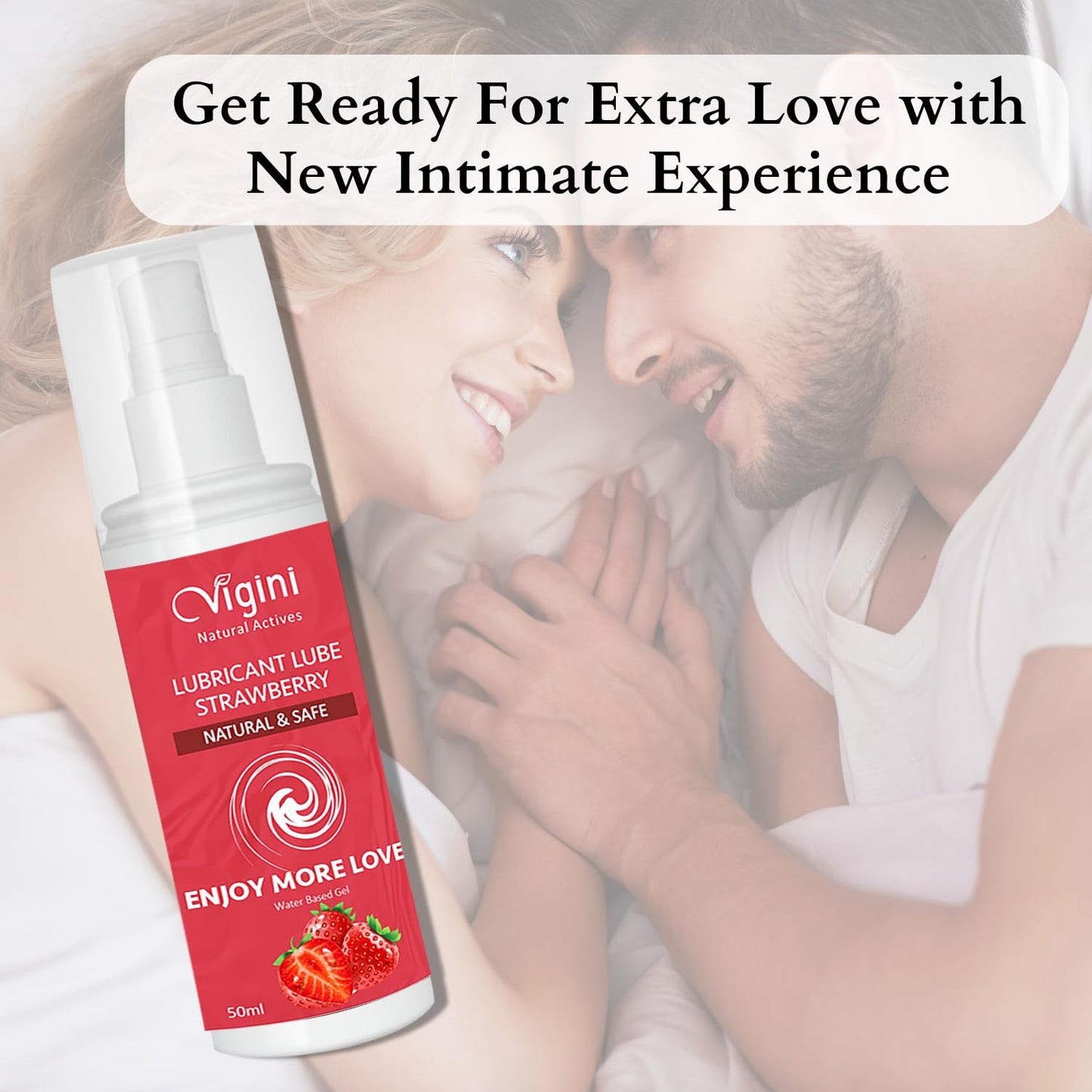 Vigini Lubricant Lube Water Based Gel Natural & Safe Enjoy - 50ml