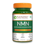 Pure Nutrition NMN, Nicotinamide Mononucleotide Capsules (250mg), Supports Longevity & Metabolism | Boosts NAD+ | Supports Healthy Aging & Increases Energy Levels - 30 Veg Capsules