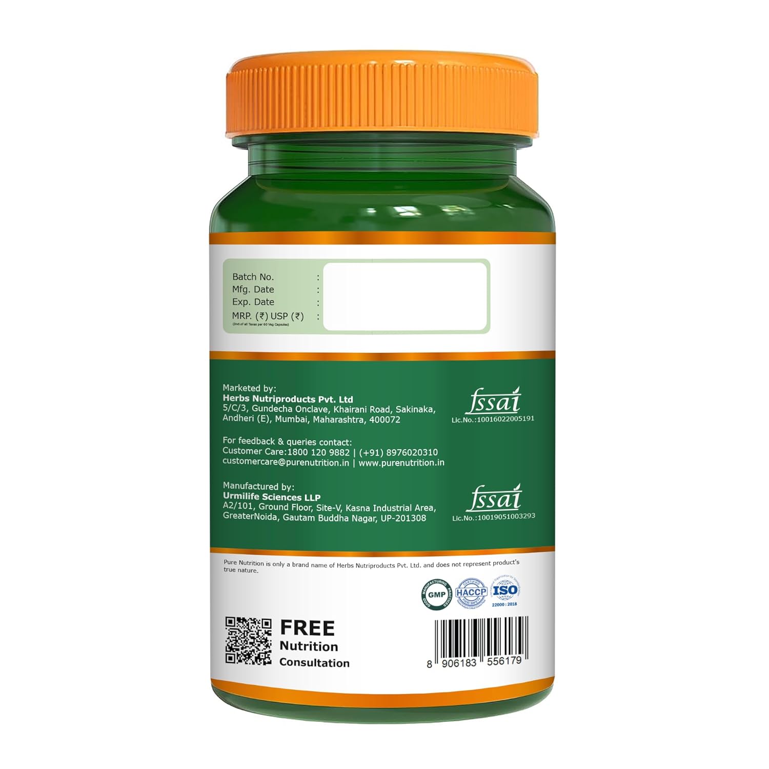 Pure Nutrition PQQ 20mg, 60 Capsules | Cellular Energy, Antioxidant & Healthy Aging Support