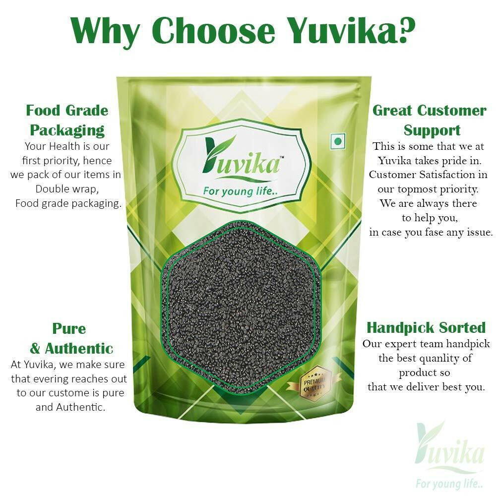 Yuvika Tukmaria Seeds - Sabja Seeds - Ocimum Basilicum - Basil Seeds