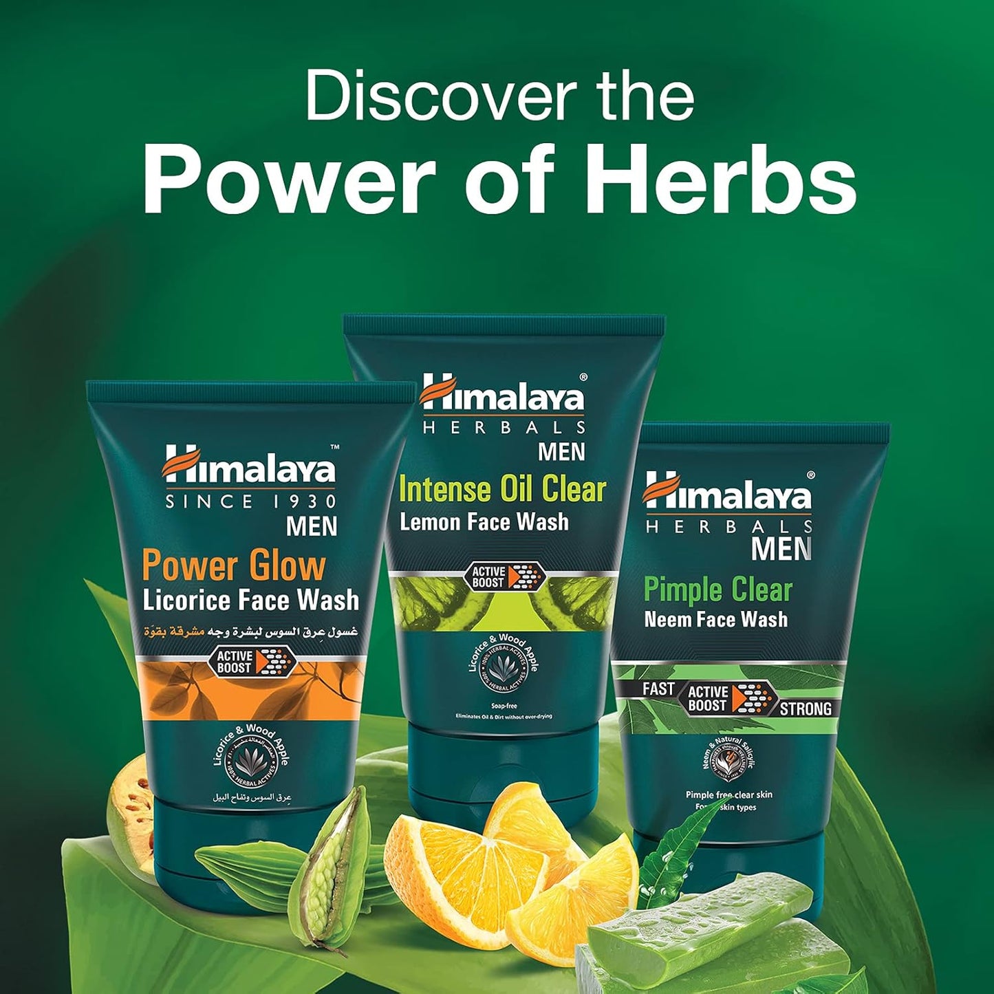 Himalaya Men Intense Oil Clear Lemon Face Wash