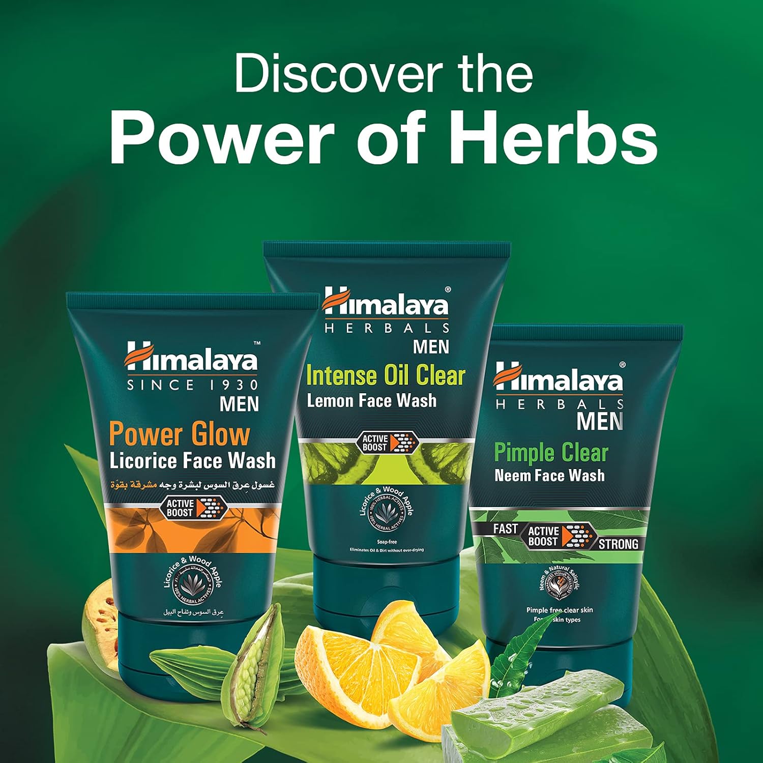 Himalaya Men Intense Oil Clear Lemon Face Wash