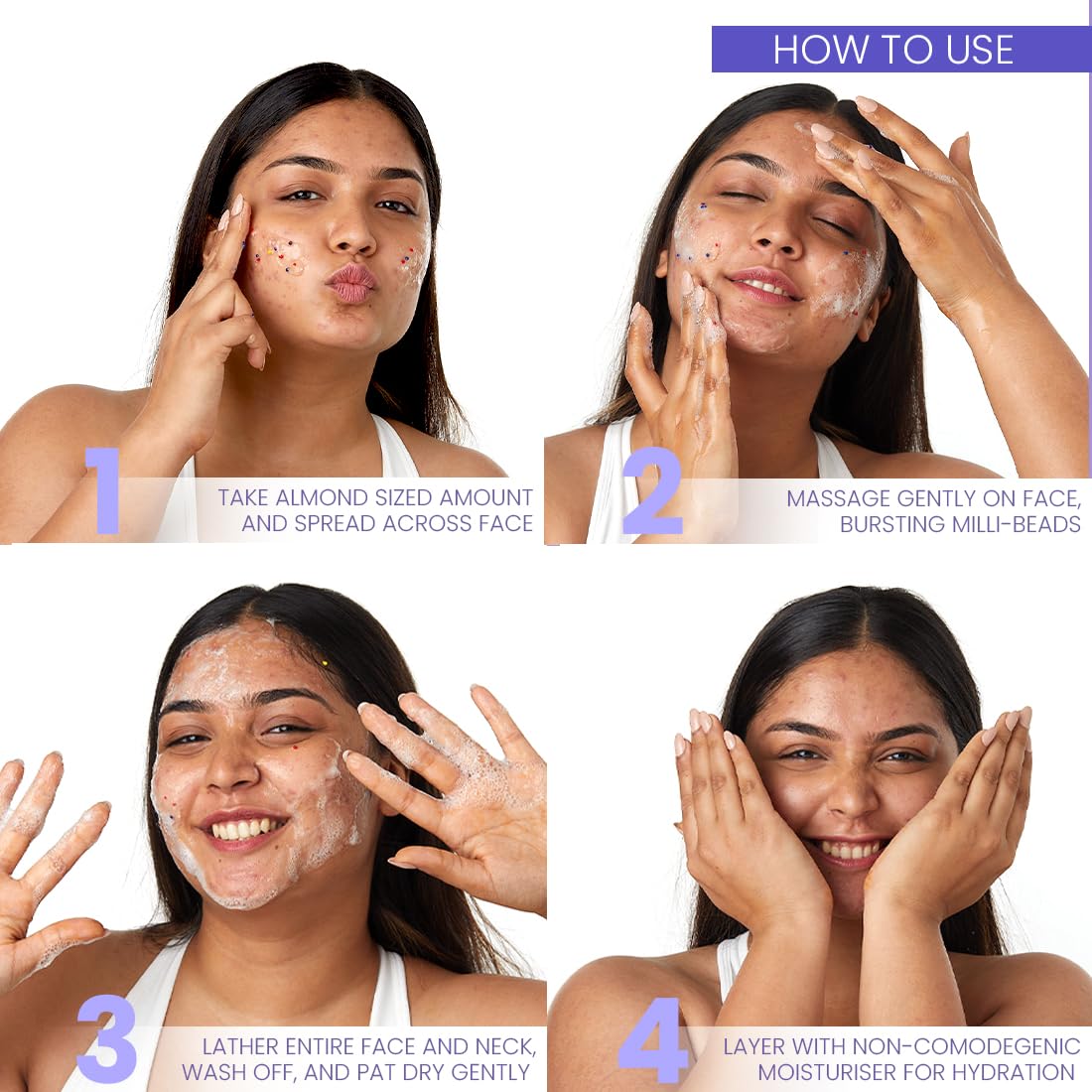 Acnestar Anti-Acne Face Wash | For Combination & Oily Skin - 50gm - Pack of 3