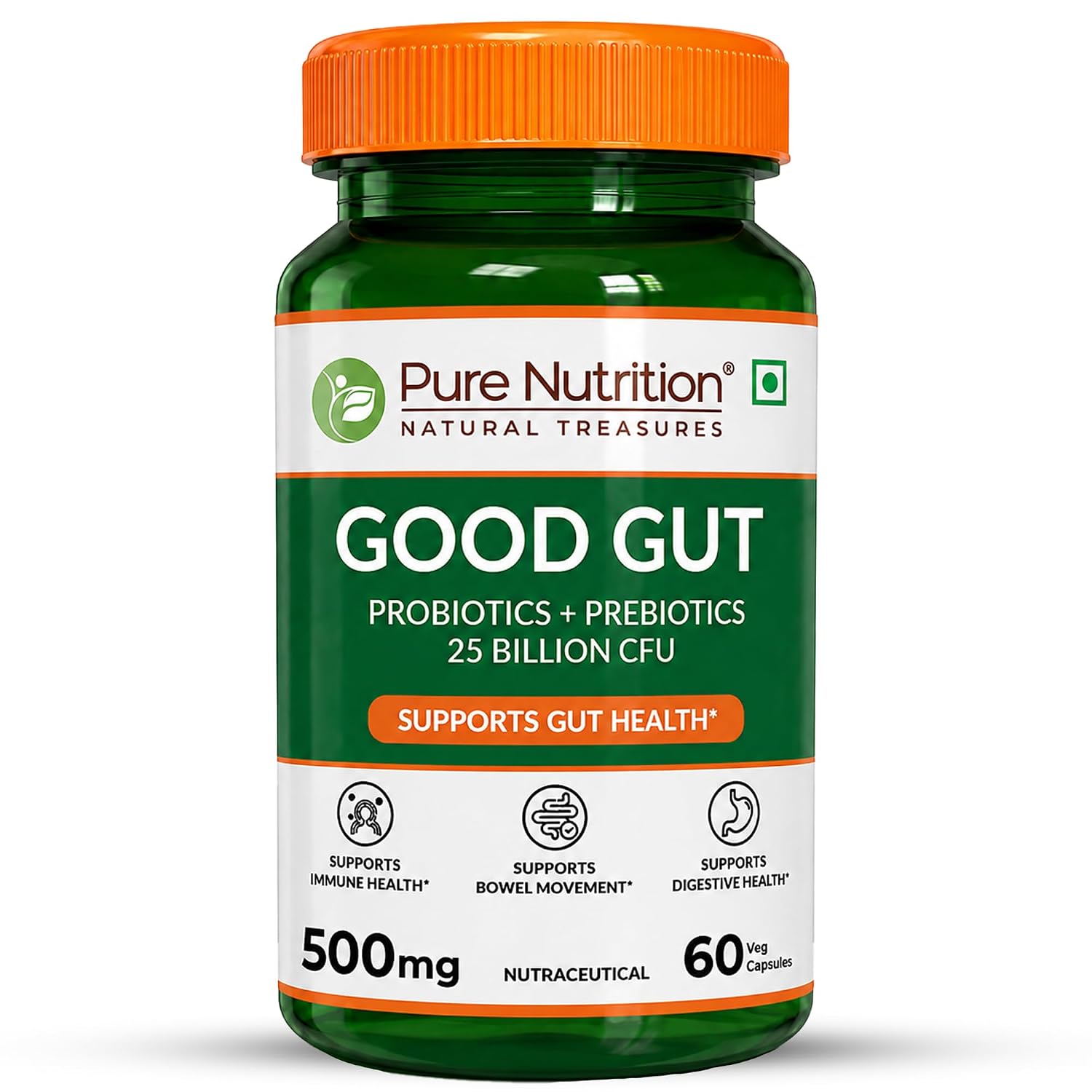Pure Nutrition Good Gut 60 Capsules | Digestive Health & Gut Wellness Support Supplement
