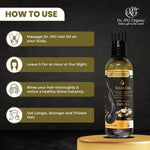 DR. JPG Organic Hair Oil (100ml) | For Hair Growth & Hair Fall Control | Power of 14 Herbs