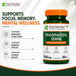 Pure Nutrition Phosphatidylserine 100mg, 60 Capsules | Brain, Memory & Cognitive Health Support