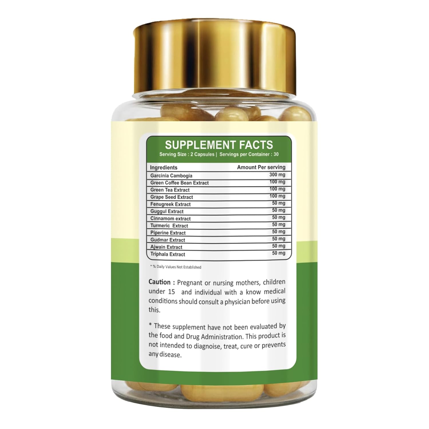 Slim MAXX Keto Advance Slimming Complex - Garcinia & Green Tea Metabolic Support (60 Count)