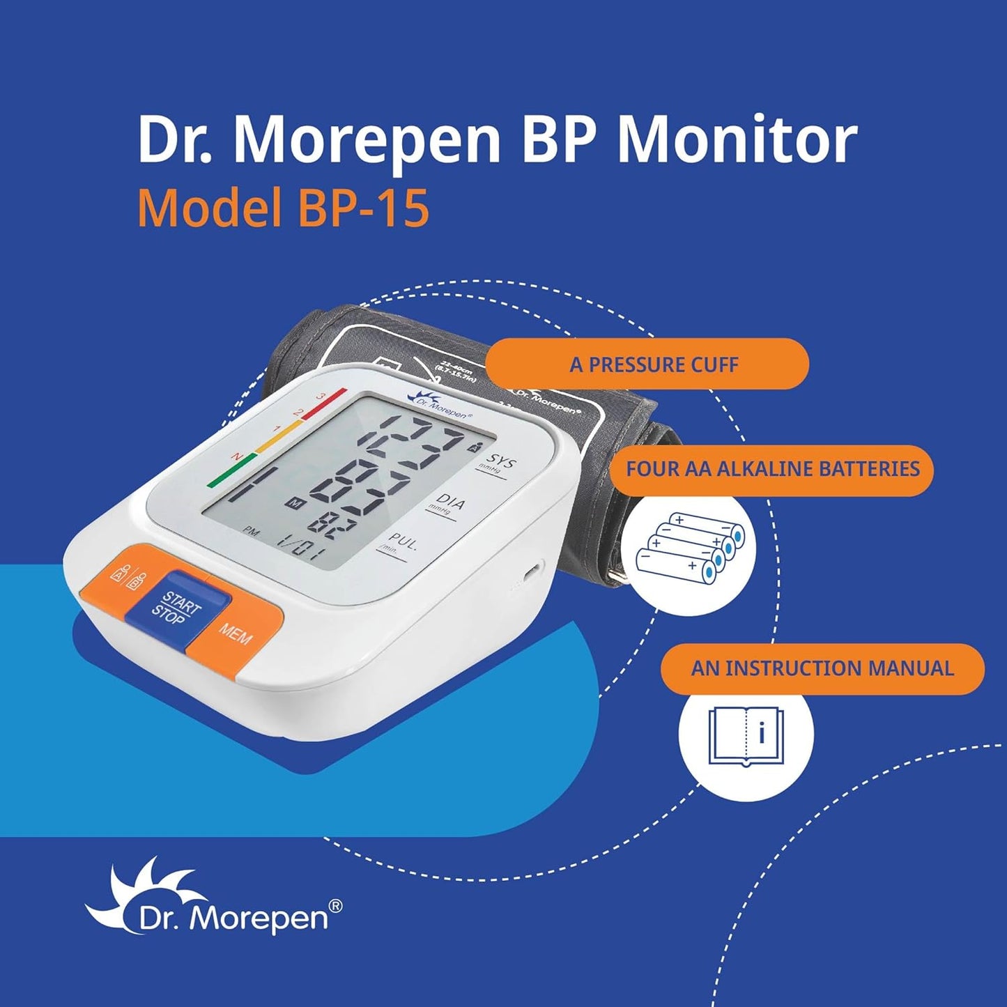 Dr Morepen BP 15 Blood Pressure Monitor