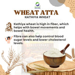 Organic Wellness Kathiya Wheat Atta 5 KG Pack