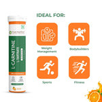 Pure Nutrition L-Carnitine Effervescent Tablets – 20 Tabs | Energy & Metabolism Support