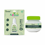 Zindagi Stevia Liquid (FosStevia) & Natural Stevia Powder | 100% Natural Zero-Calorie Sugar-Free Sweetener Combo Pack