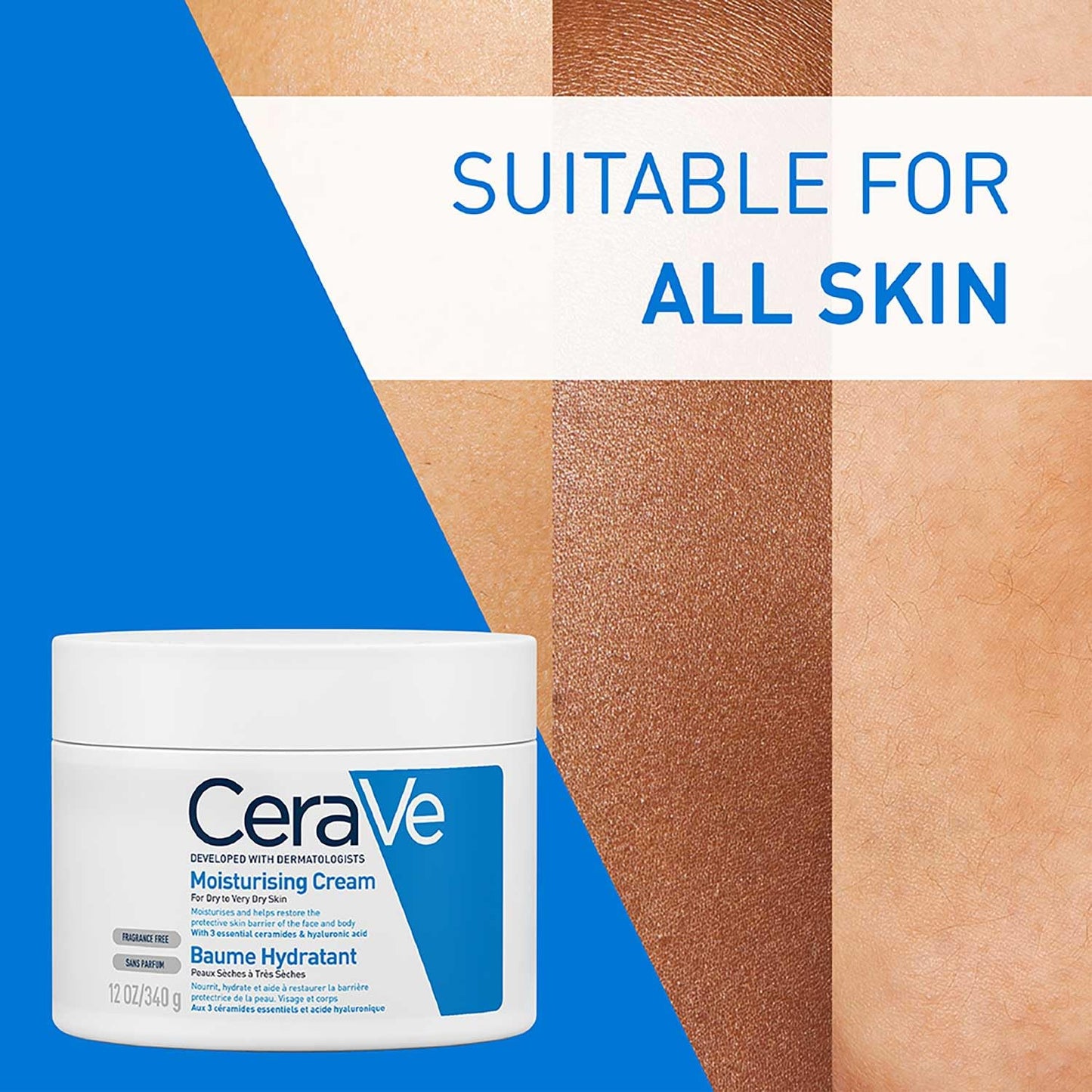CeraVe Moisturising Cream for Dry to Very Dry Skin | Hydrating Face Care Product