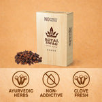 Royal Swag Ayurvedic Herbal Wellness Sticks Clove Flavour - 100% Tobacco & Nicotine Free Sticks