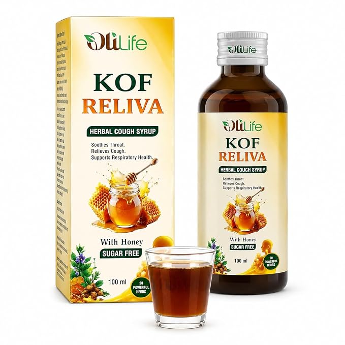 OliLife Kof Reliva Herbal Cough Syrup 100 ml