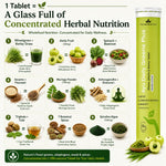 Ayu Daily Green+ Superfood Effervescent Tablets - 26 Ayurvedic Botanicals | ALKALIZING SUPERFOOD: 26 Ayurvedic botanicals with Moringa, Spirulina & 7 spices to relieve acidity & boost immunity.