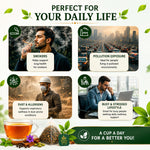Royal Swag Lung Detox Herbal Tea - Ayurvedic Tar Cleanse for Smokers (20 Tea Bags)