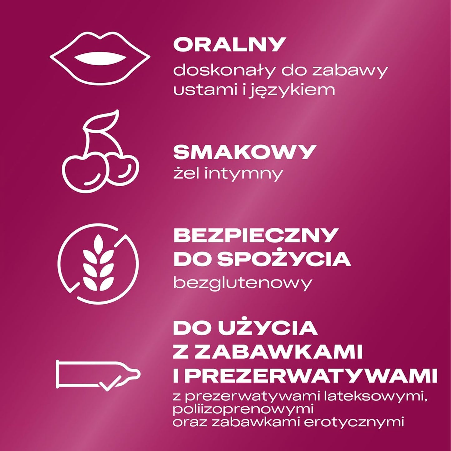 Durex Water-Based Lube - Cherry Gel - 50ml