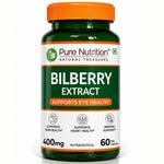 Pure Nutrition Bilberry Extract 400mg, 60 Capsules | Antioxidant & Eye Health Support Supplement