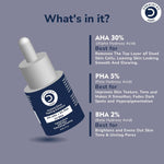 Dermistry 30% AHA 5% PHA 2% BHA Instant Glow Peeling Solution