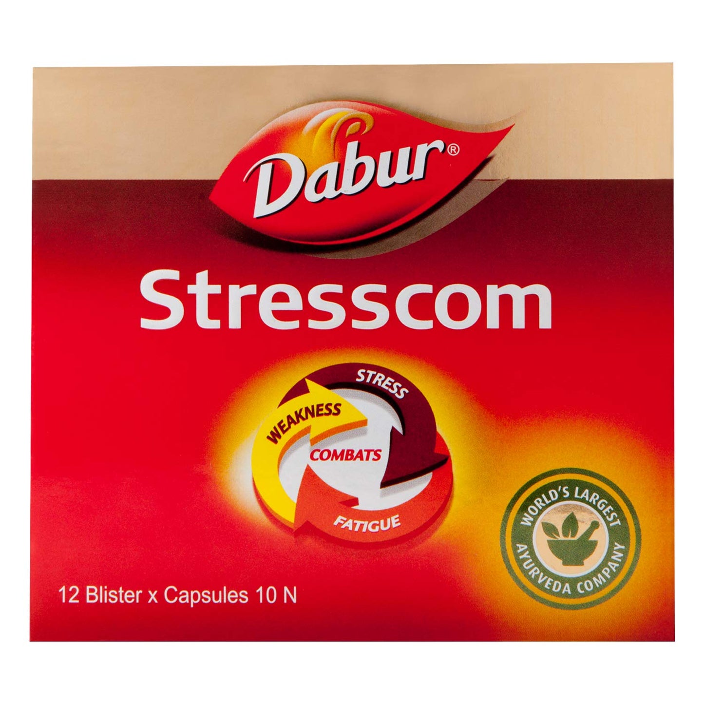 Dabur Stresscom Ashwagandha Capsule | Manages Fatigue, Weakness & Stress