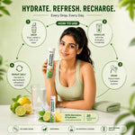 Arogyasiddhi Electrolyte & Vitamin C Effervescent Tablets | Instant Energy & Rapid Hydration | Lemon Lime Flavor | 10 Effervescent Tablets