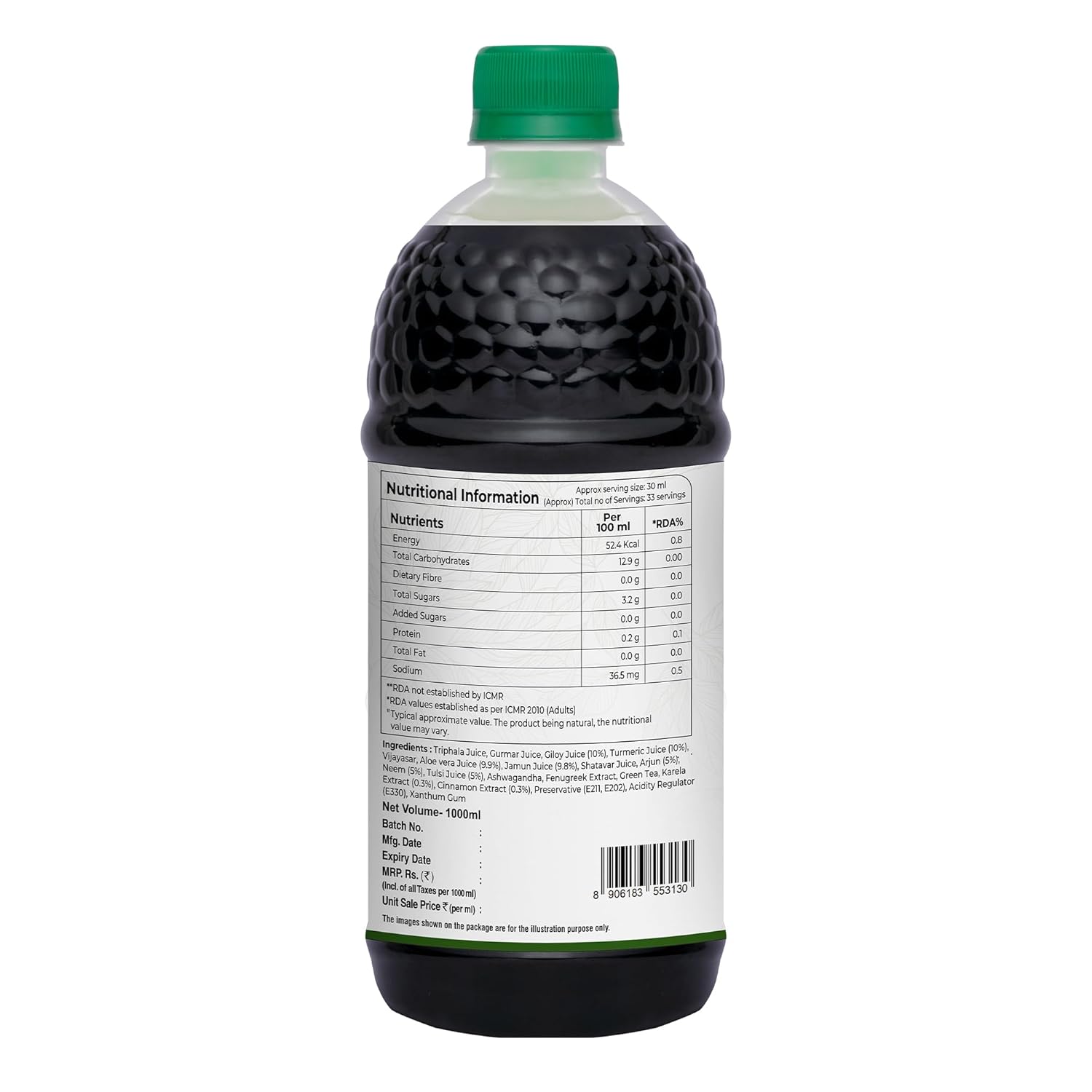 Pure Nutrition Diab Free Juice – 1000ml | Herbal Wellness Blend | Daily Metabolic Support