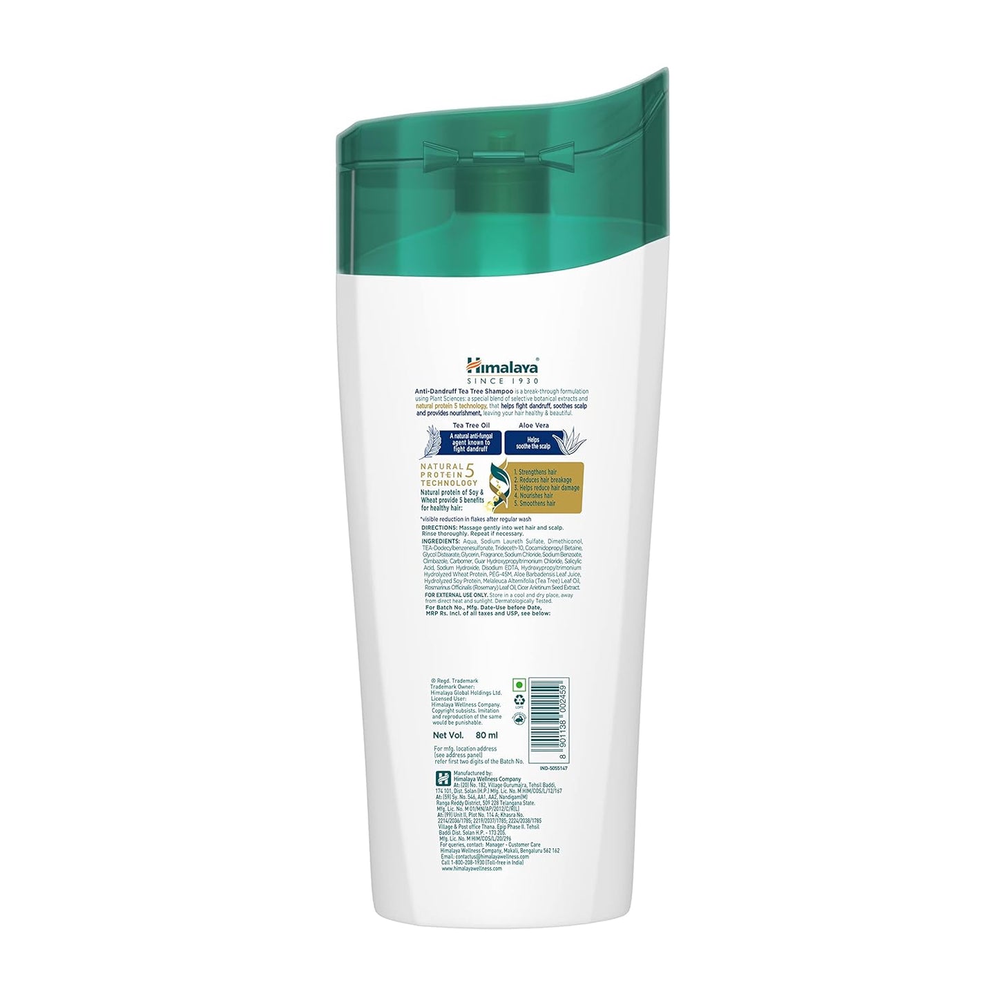 Himalaya Anti-Dandruff Tea Tree Shampoo - 80ml