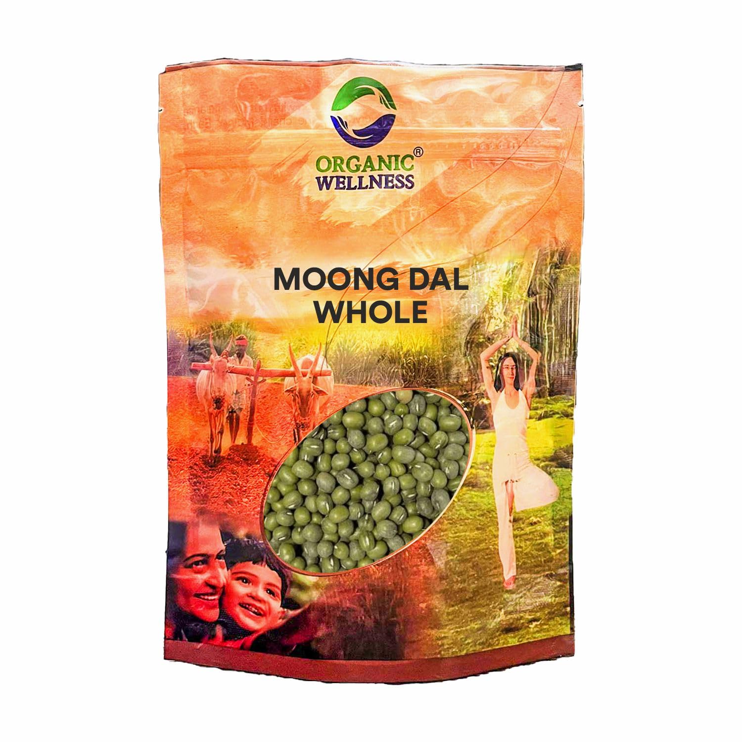 Organic Wellness Moong Dal Whole - 450 grams