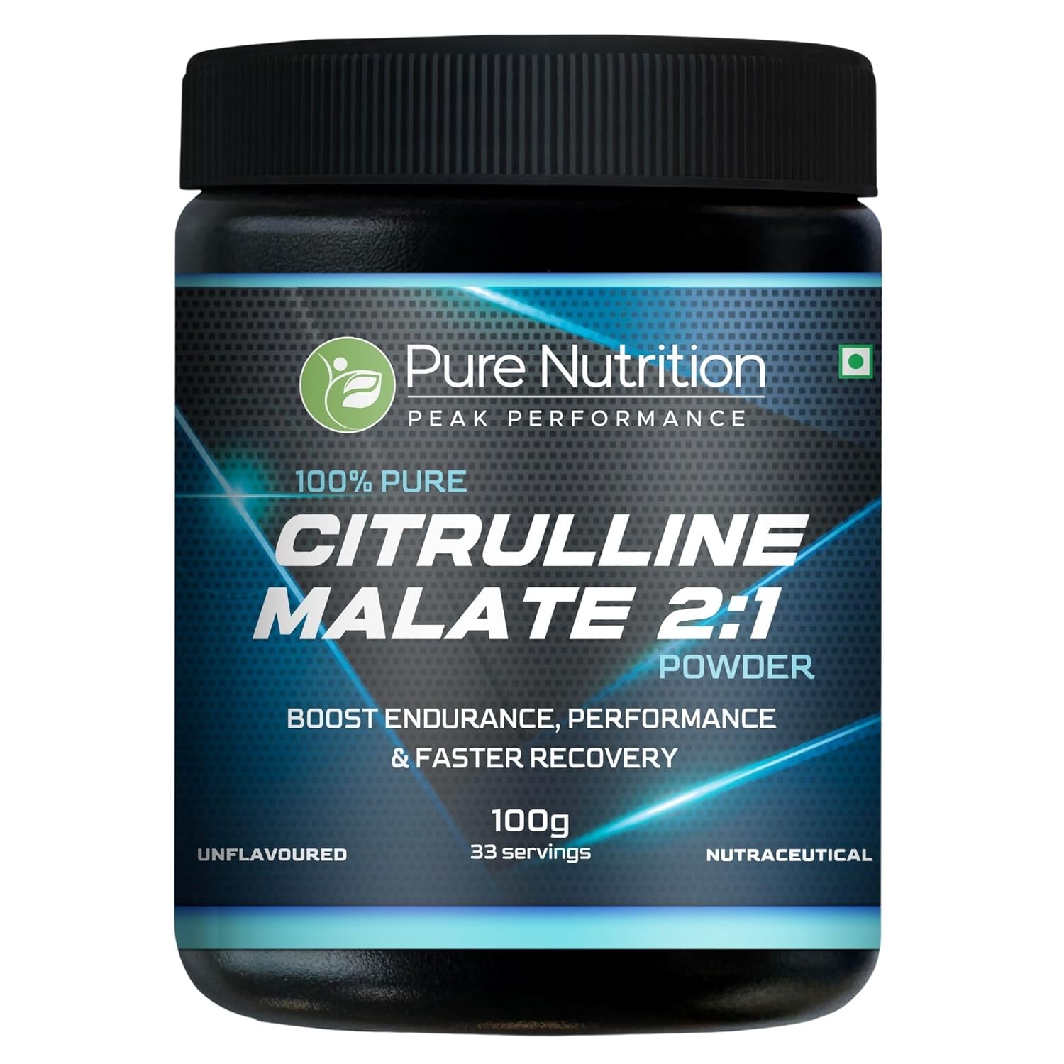 Pure Nutrition L-Citrulline Malate 2:1 Powder | 100% Pure & Unflavoured | Boosts Stamina, Enhances Performance, Speeds Muscle Recovery & Reduces Fatigue | Ideal Pre-Workout for Men & Women