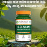 Pure Nutrition Selenium Extract 120 Veg Capsules | Antioxidant & Immune Health Support