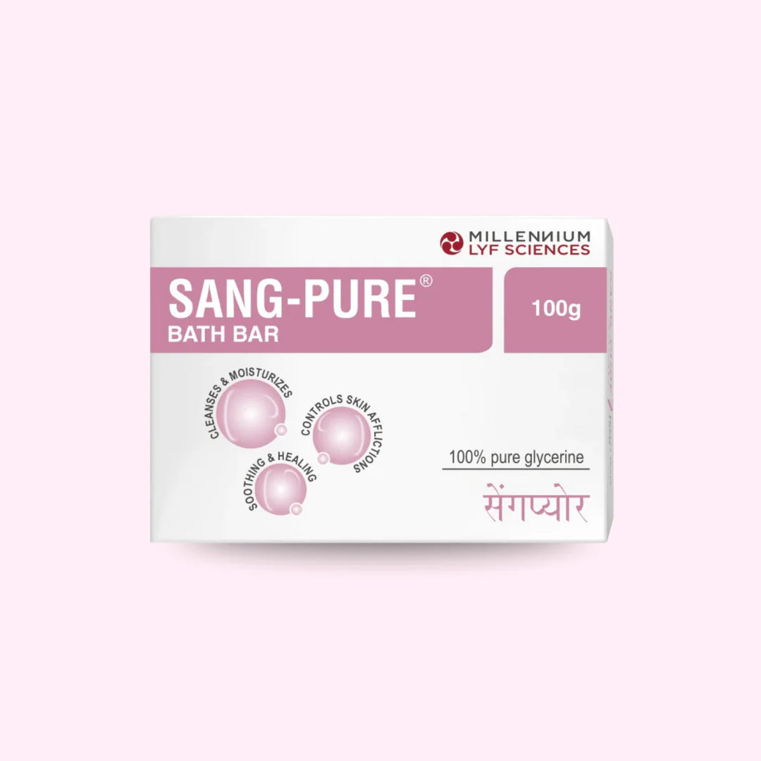 Millennium Herbal Care Sang-Pure Bath Bar (100gm Each) - Pack of 2