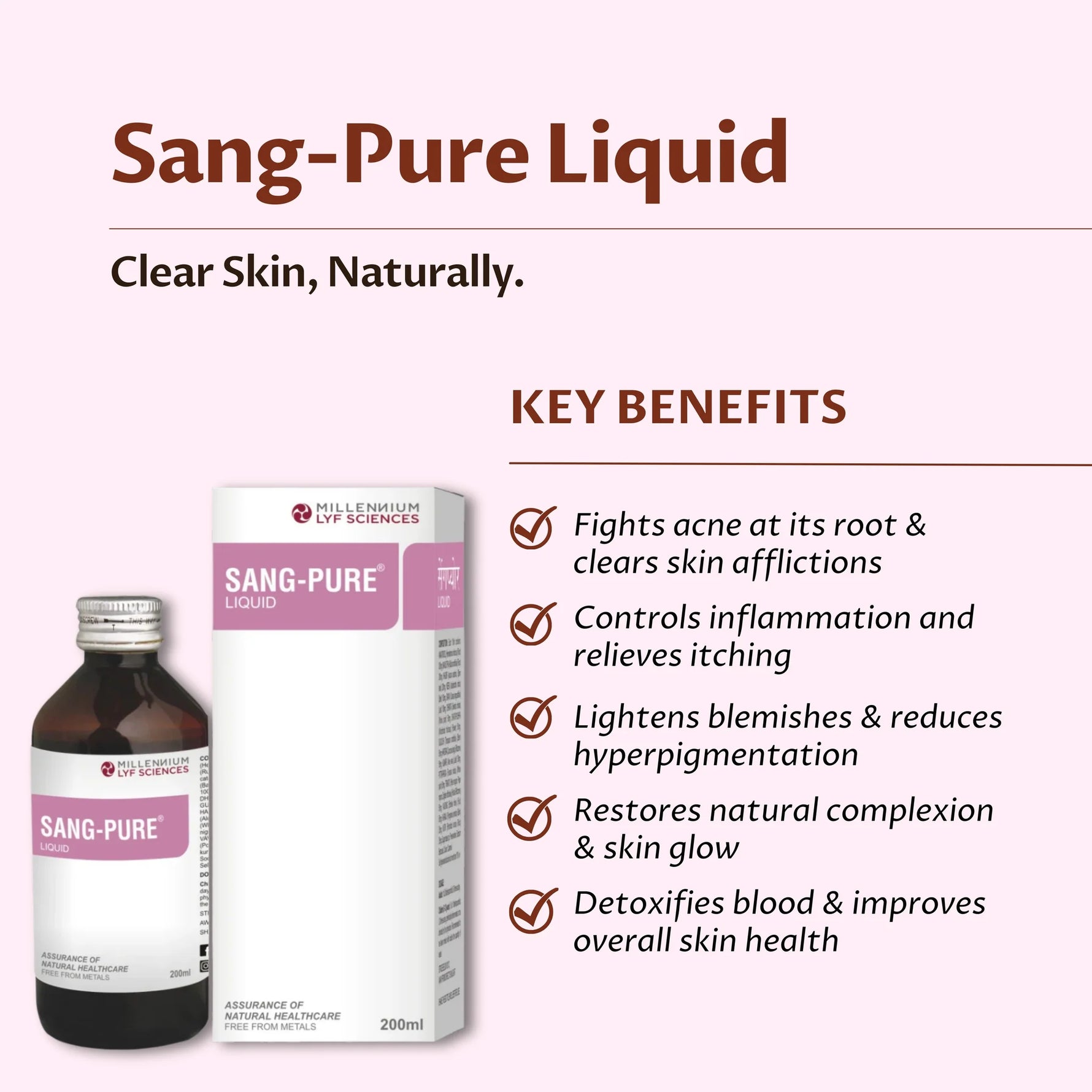 Millennium Sang-Pure Liquid (200ml Each) - Pack of 2