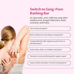 Millennium Herbal Care Sang-Pure Bath Bar (100gm Each) - Pack of 2