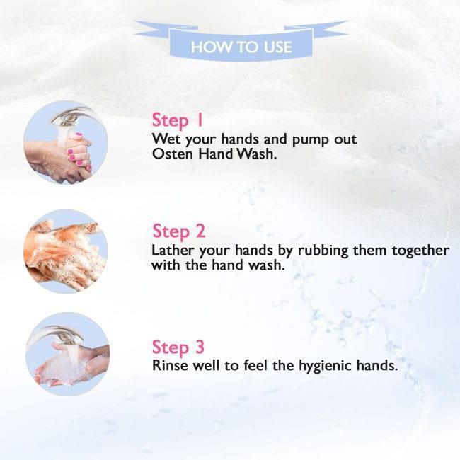 Deemark Osten Handwash for Moisturizing and Soft Hands - 300ml - Pack of 2