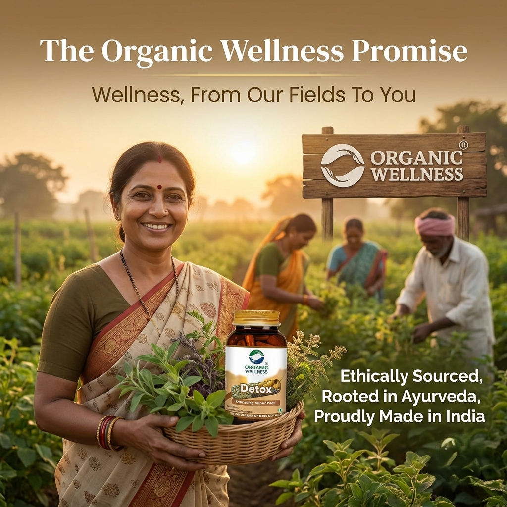 Organic Wellness Detox Capsules - 90 Vegetarian Capsules