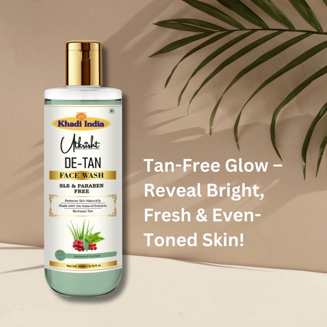 Utkrisht Khadi De-Tan Face Wash (200ml)
