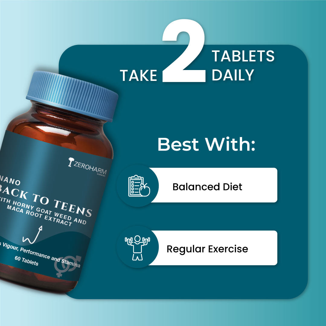Zeroharm Back to Teens Tablet - 60 Tablets
