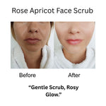 Kayee Ayurveda Rose Apricot Face Scrub for Men & Women | Herbal Exfoliating Facial Scrub for Deep Cleansing, Dead Skin Removal & Smooth Skin Care | Helps Remove Excess Oil & Impurities | Suitable for Regular Skincare Routine